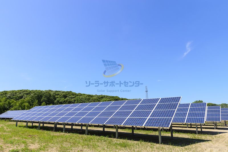 野立て太陽光発電の画像